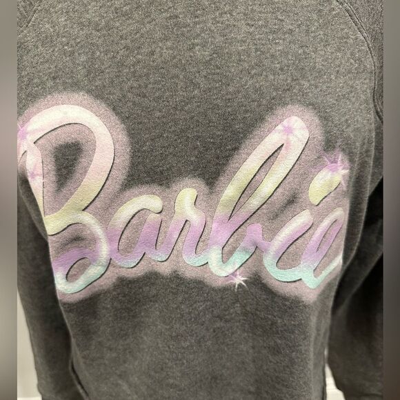 NWT Barbie Grey Women’s Hoodie Sweater size Medium by Grayson Threads - Picture 2 of 9